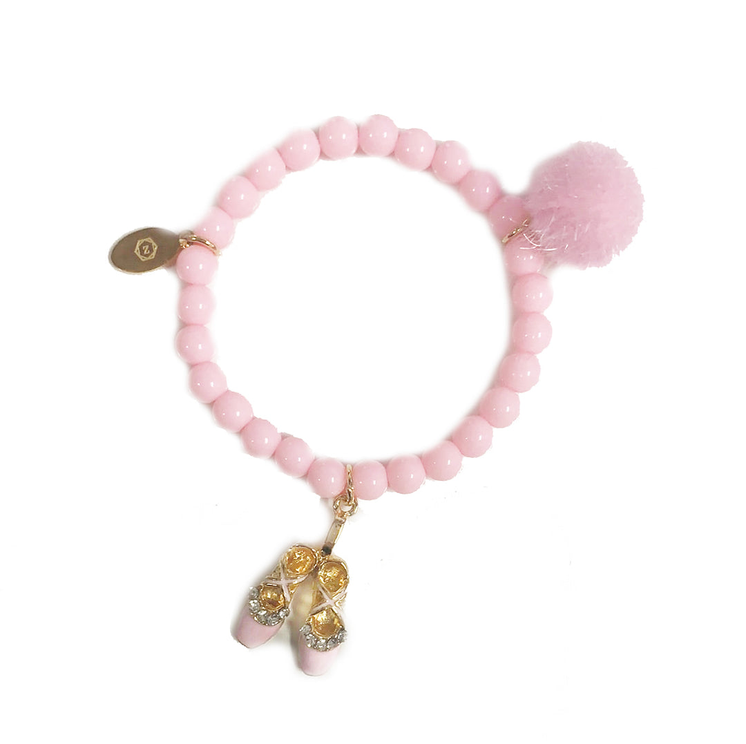 Stretch Bracelet - Pink Ballet Slippers - Gabrielle's Biloxi