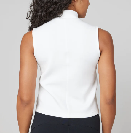 Spanx Airessentials Mock Neck Top - Powder