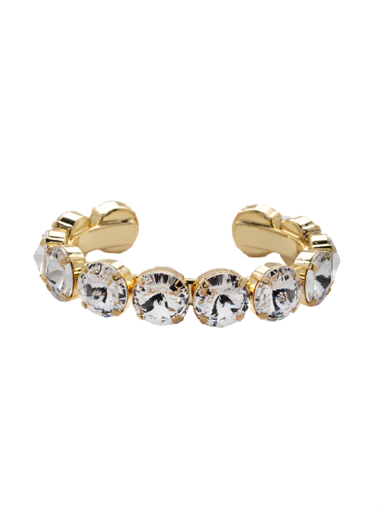 Sorrelli Nadine Cuff Bracelet Bright Gold Crystal - Gabrielle's Biloxi