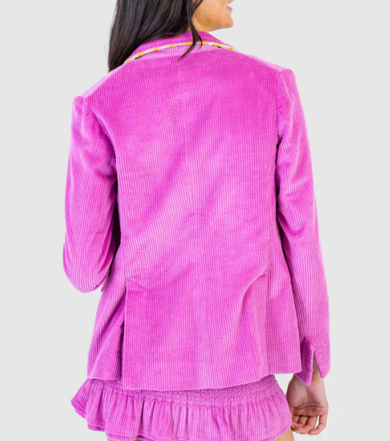 Koch Scott Jacket Purple Macaron Corduroy - Gabrielle's Biloxi