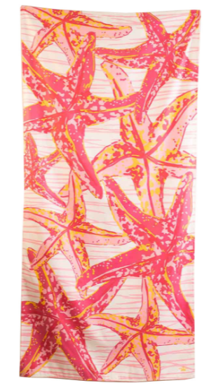 Stella Marina Beach Towel Pink Sunburst - Gabrielle's Biloxi